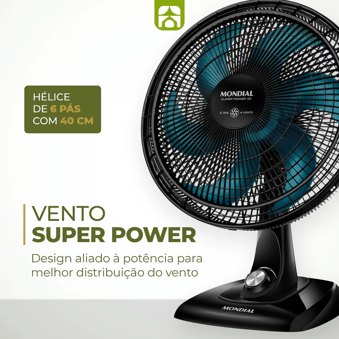 Compre 1 e Leve 2 Ventilador de Mesa Mondial Turbo + Brinde Exclusivo