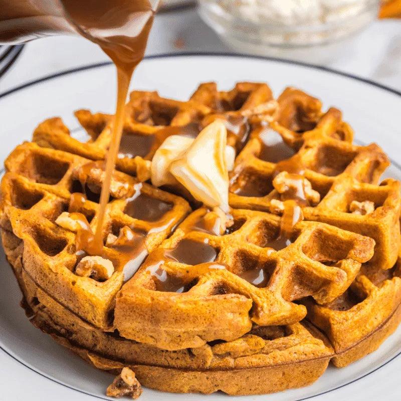 Máquina de Waffle Elétrica Antiaderente — Prática, Rápida e Waffles Perfeitos em Minutos