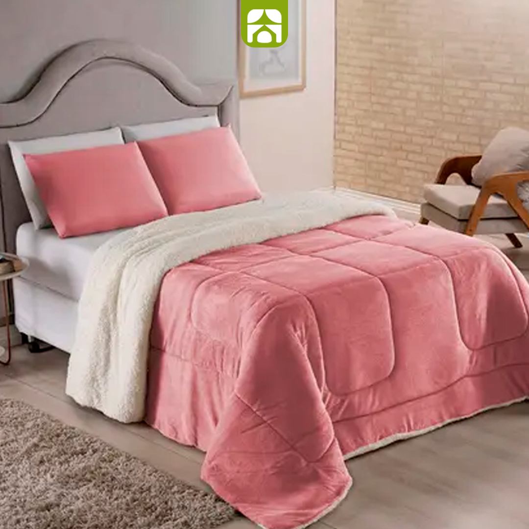 Kit com 6 Coberdrom – Dupla Face Pele de Carneiro & Lã Sherpa Ultra Macio - Inverno 2025