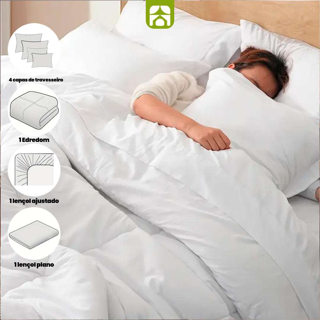 Kit Completo 7 Peças para o Inverno - Maciez e Conforto