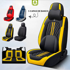 Kit com 5 Capas de Banco Automotivos de Luxo e Conforto + Brindes